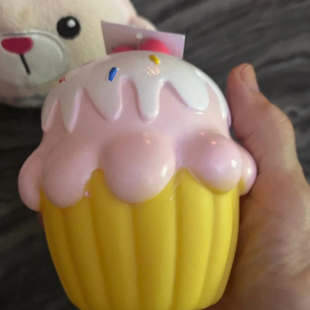 Joyhound Charming Plush Bunny and 2 Cupcake Toy Set